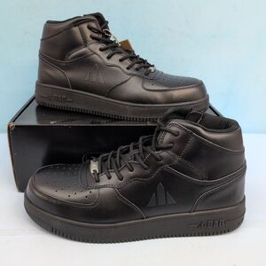 Bad Energy Zip Side Safety Sneakers Men's Work Boots US 12 Black